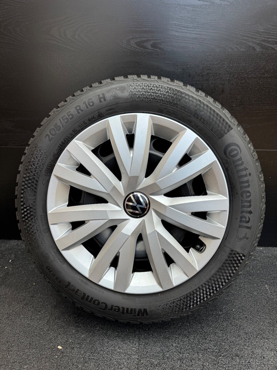 Originální plech kola VW Golf 205/55 R16 5x112❄️ (E5) - 11