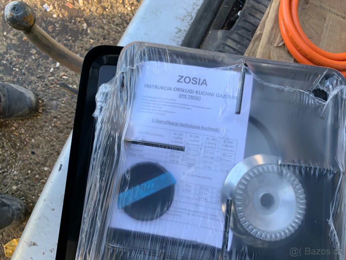 plynový vařič Kempingový STOLNÍ 3 plotynky mobilní - 11