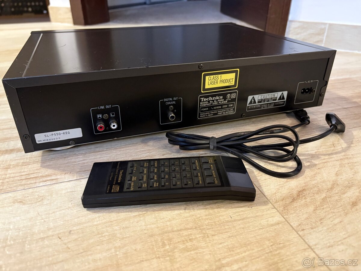 CD přehrávač Technics SL-P550 digital output vč DO - 11