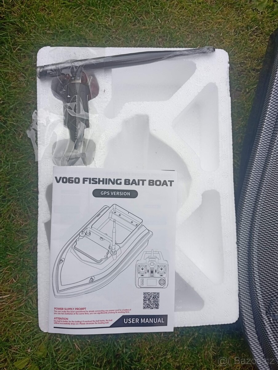 Zakrmovací, zavážecí loď s GPS, loďka na ryby až 160 pozic - 11