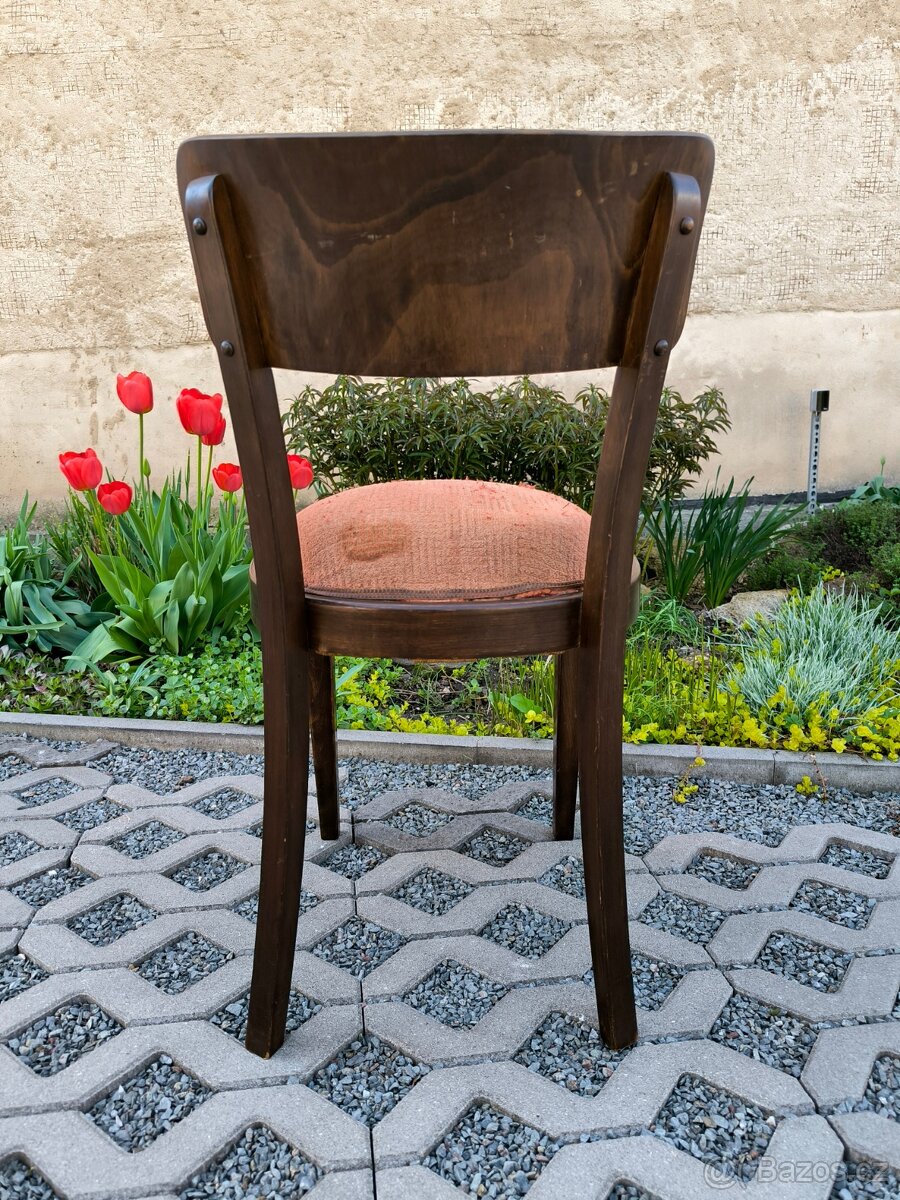 Starožitné Art Deco jídelní židle Thonet, 30. léta - 11
