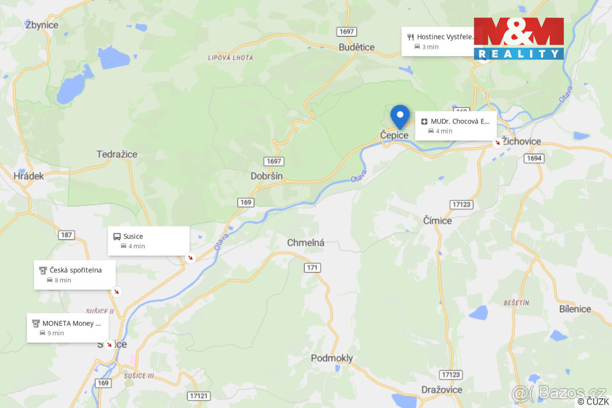 Prodej pozemku k bydlení, 1058 m², Rabí - 11