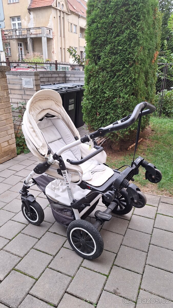 Dětský kočárek - korbička a sporťák s adapterem na "vajíčko - 11