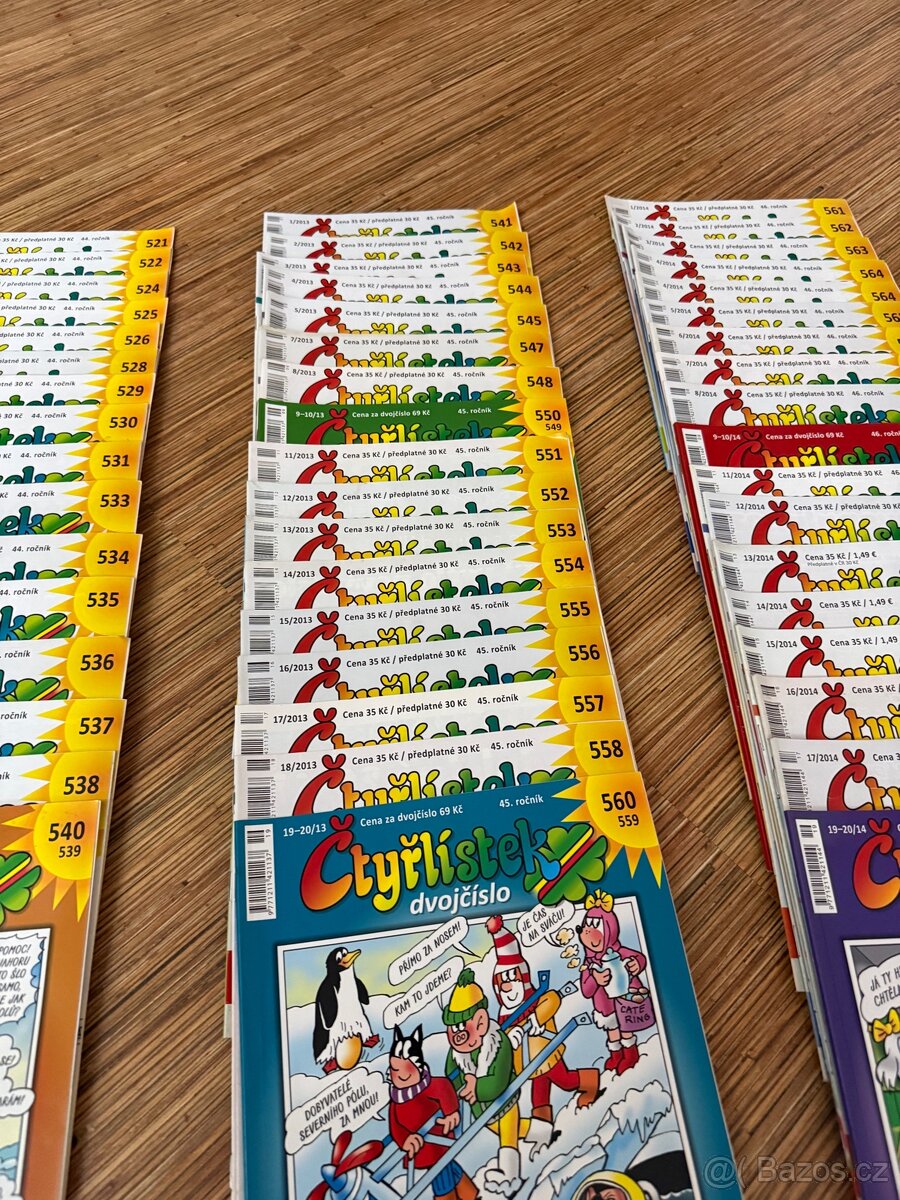 Časopisy čtyřlístek 2010,2011,2012,2013,2014,2015 - 11