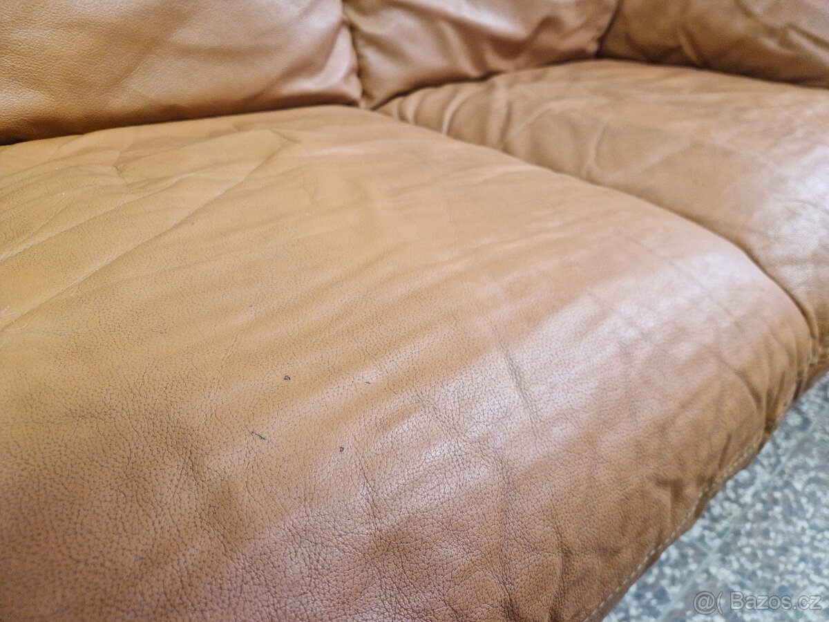 Kožená sedačka 3 + 2 sedáky - 11