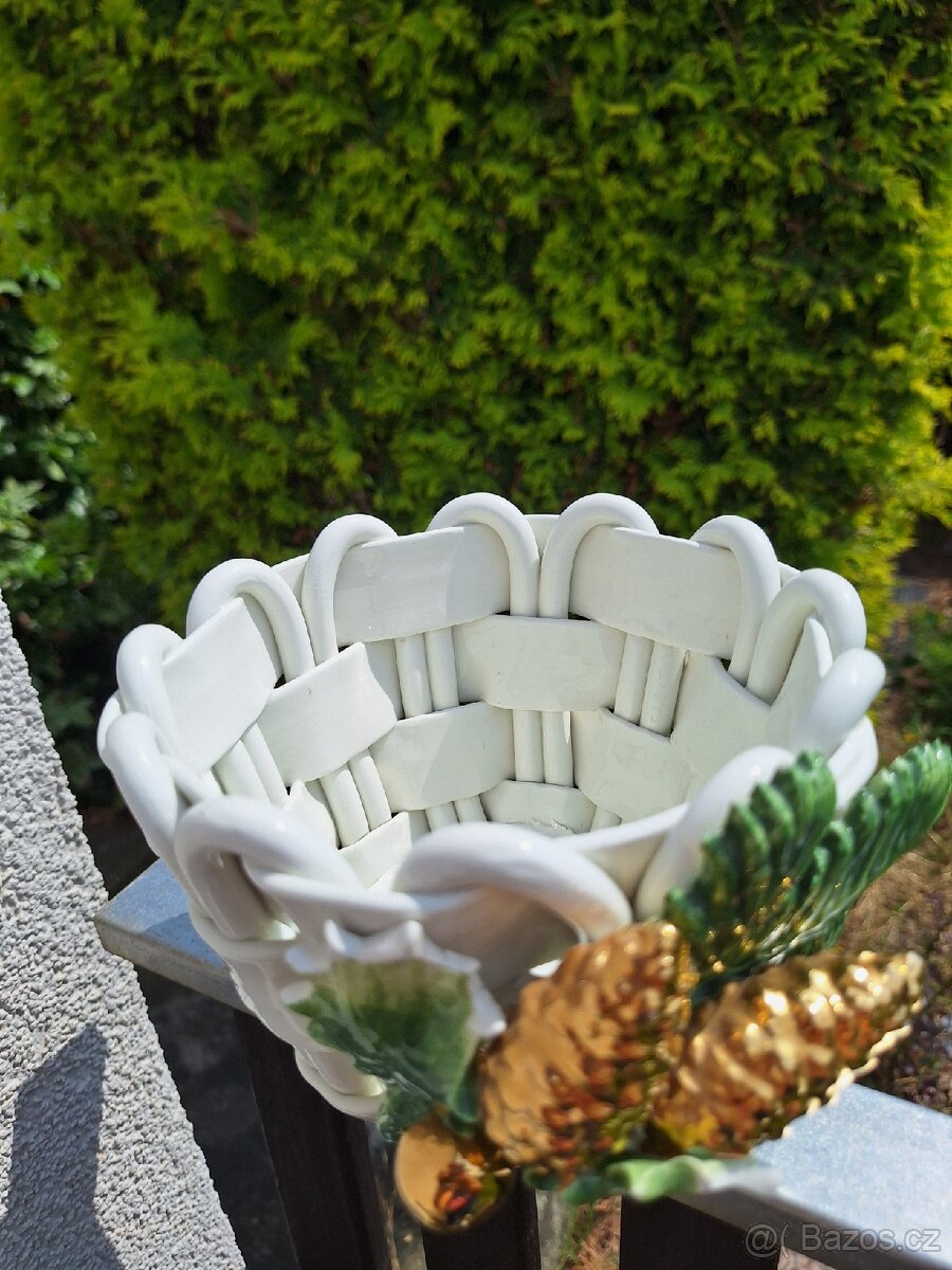 STAROŽITNÁ, PORCELÁNOVÁ VÁNOČNÍ SOUPRAVA - ITÁLIE - 11