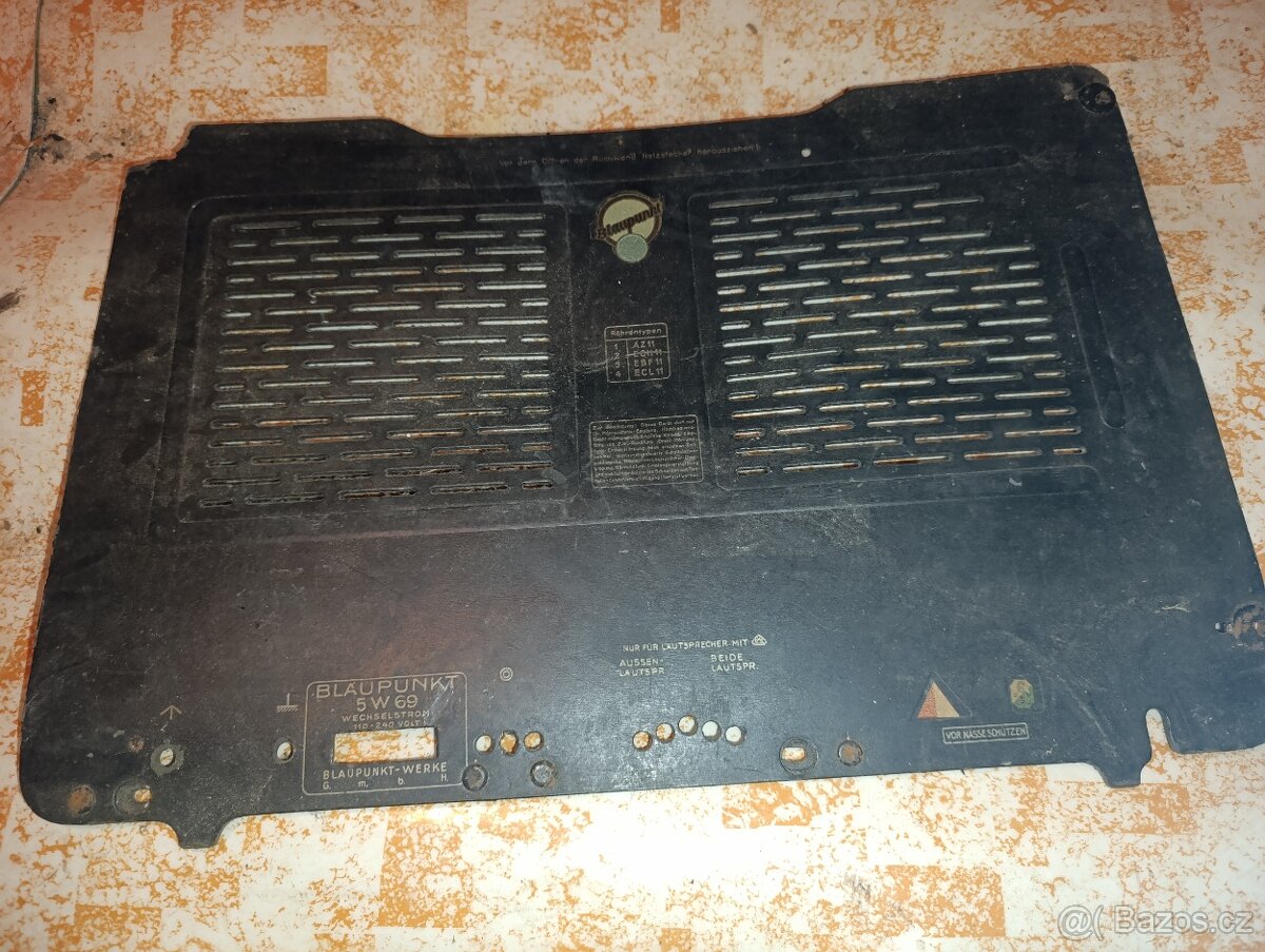 zadní kryty na historická radia - 11