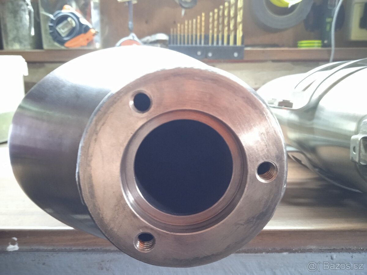 Výfukový svod a výfuky KTM 690 SM - 11