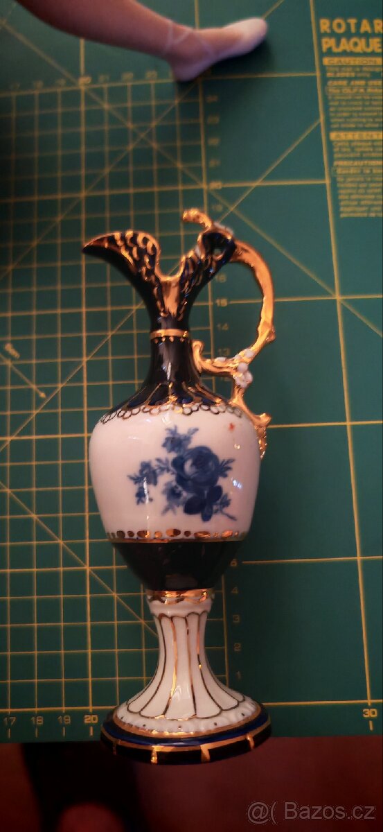 Porcelánová baletka V.David a amfora Royal Dux - 11