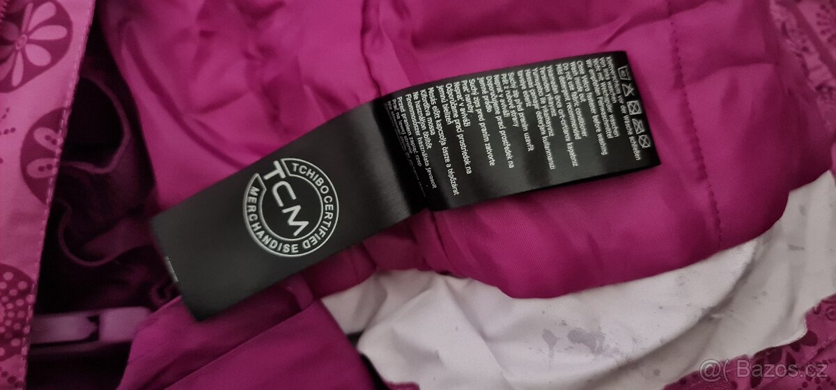 dívčí zimní kombinéza Tchibo vel. 86/92 + zdarma čepice - 11