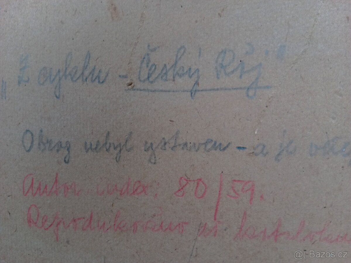 Pěkný starý obraz - akad.malíř J.F.Solan - 11