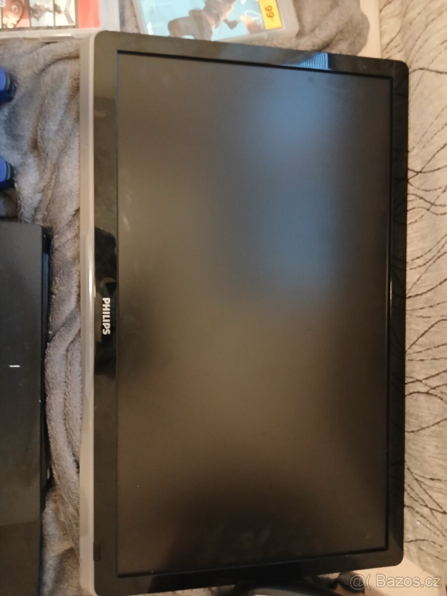 Ps3 celej komplet volant televize ovladace kabely - 11