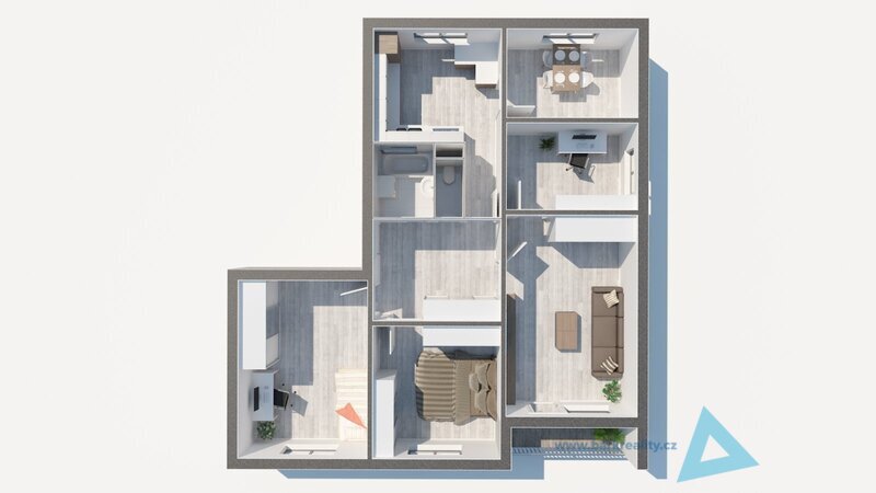 Prostorný byt 5+1 v Nové Pace – ideální pro rodinné bydlení. - 11