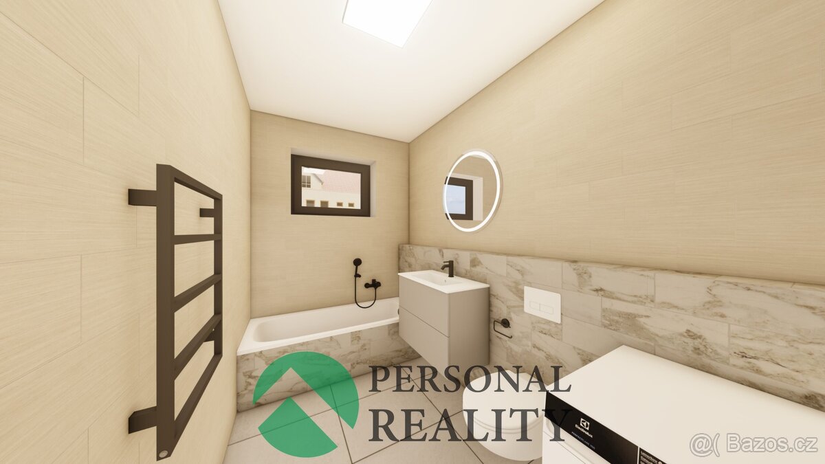 Prodej byty 3+kk, 92 m², zahrádka 215,8 m2, terasa 12,4 m2 - - 11