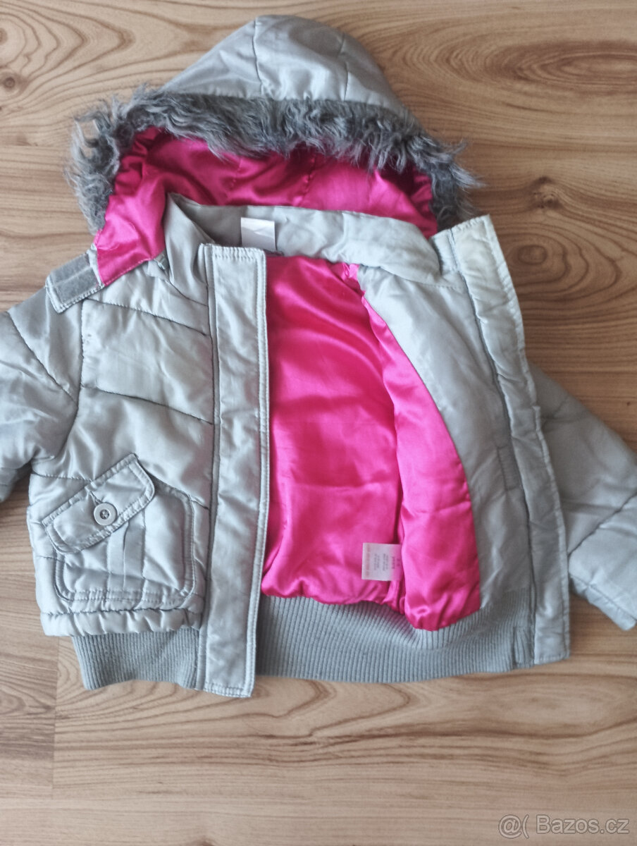 Dětské zimní bundičky a zimní vestička - 11