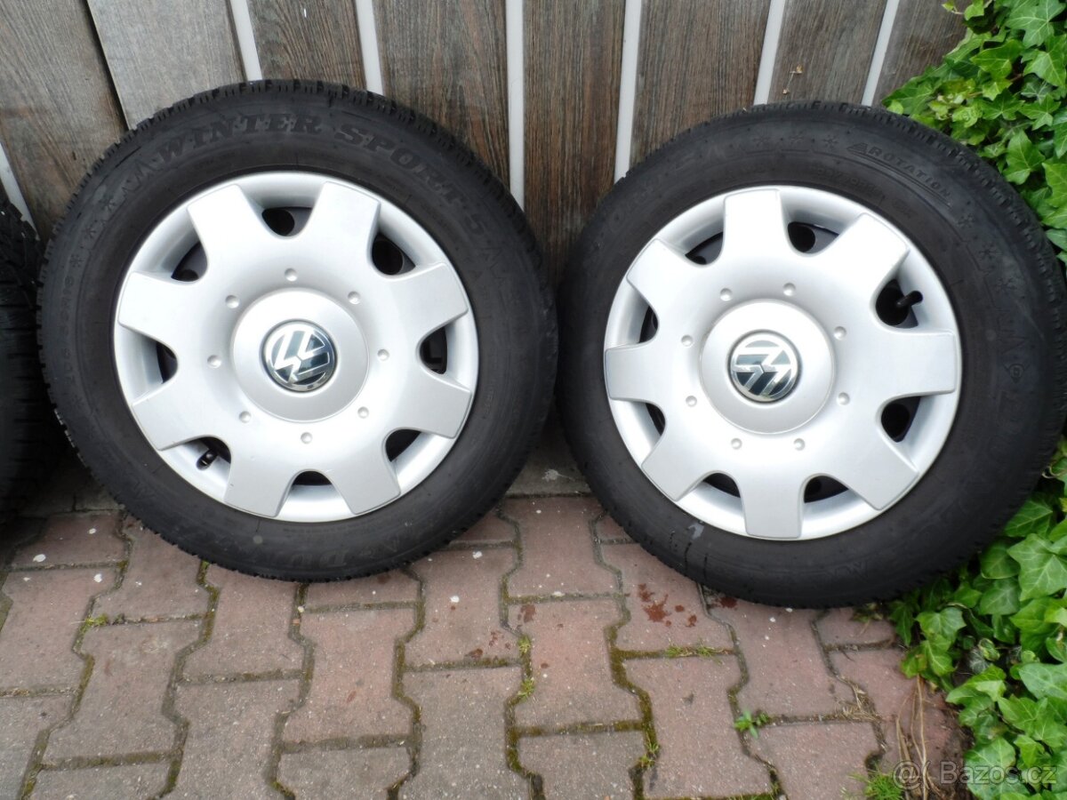 Komplet Zimní Sada Dunlop +Poklice205/60/16 ET 46 5X112 - 11