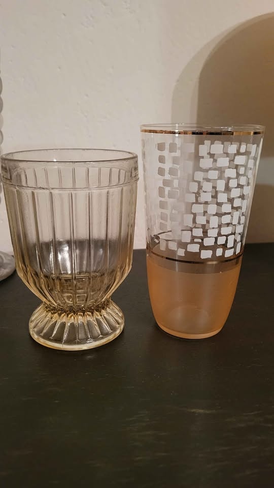 Staré hrnky, skleničky Československo - 11
