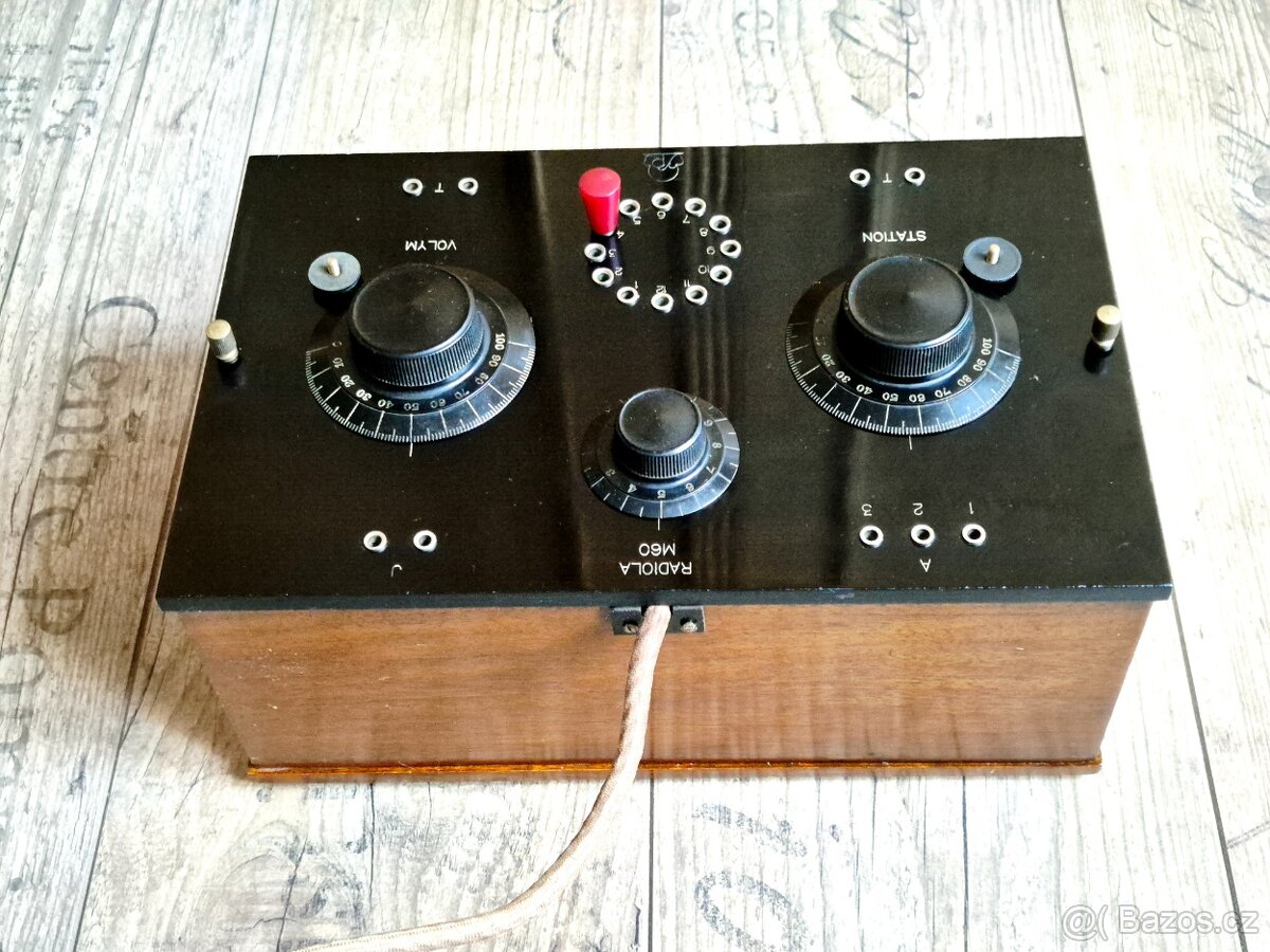 Starožitné rádio Radiola M60, 1927-1928 - 11