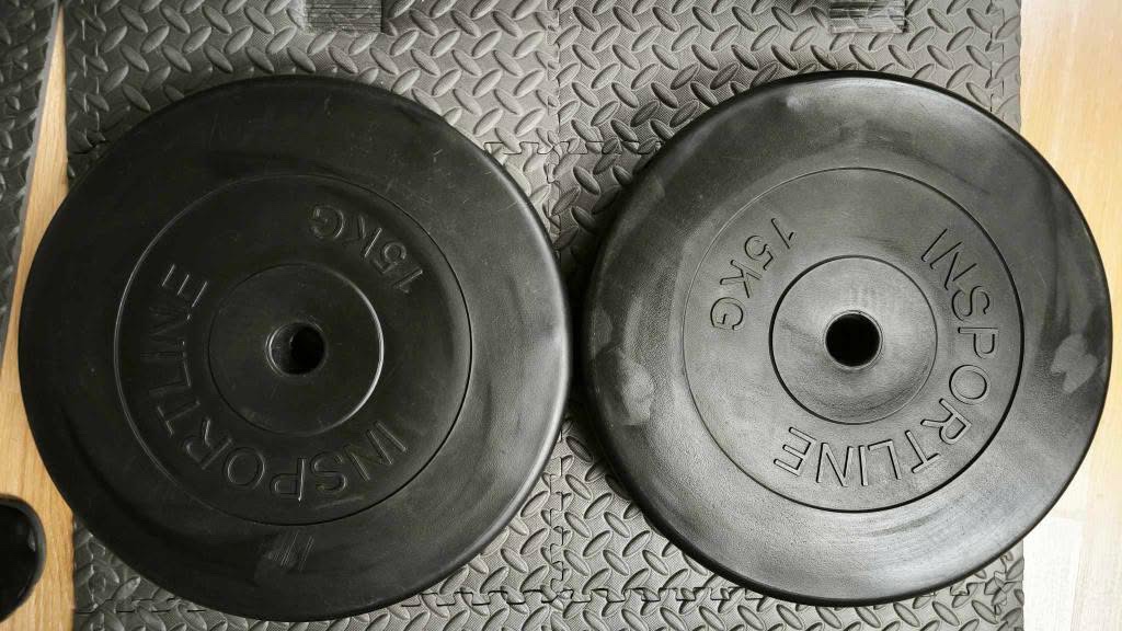 Tréninková lavice+vzpěračská tyč+závaží - 11