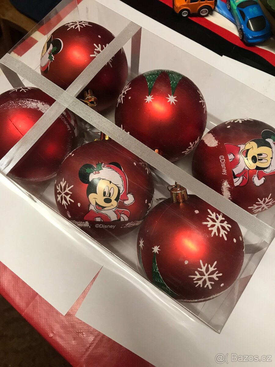 NOVÉ VÁNOČNÍ BÁŇKY OZDOBY DISNEY - 11