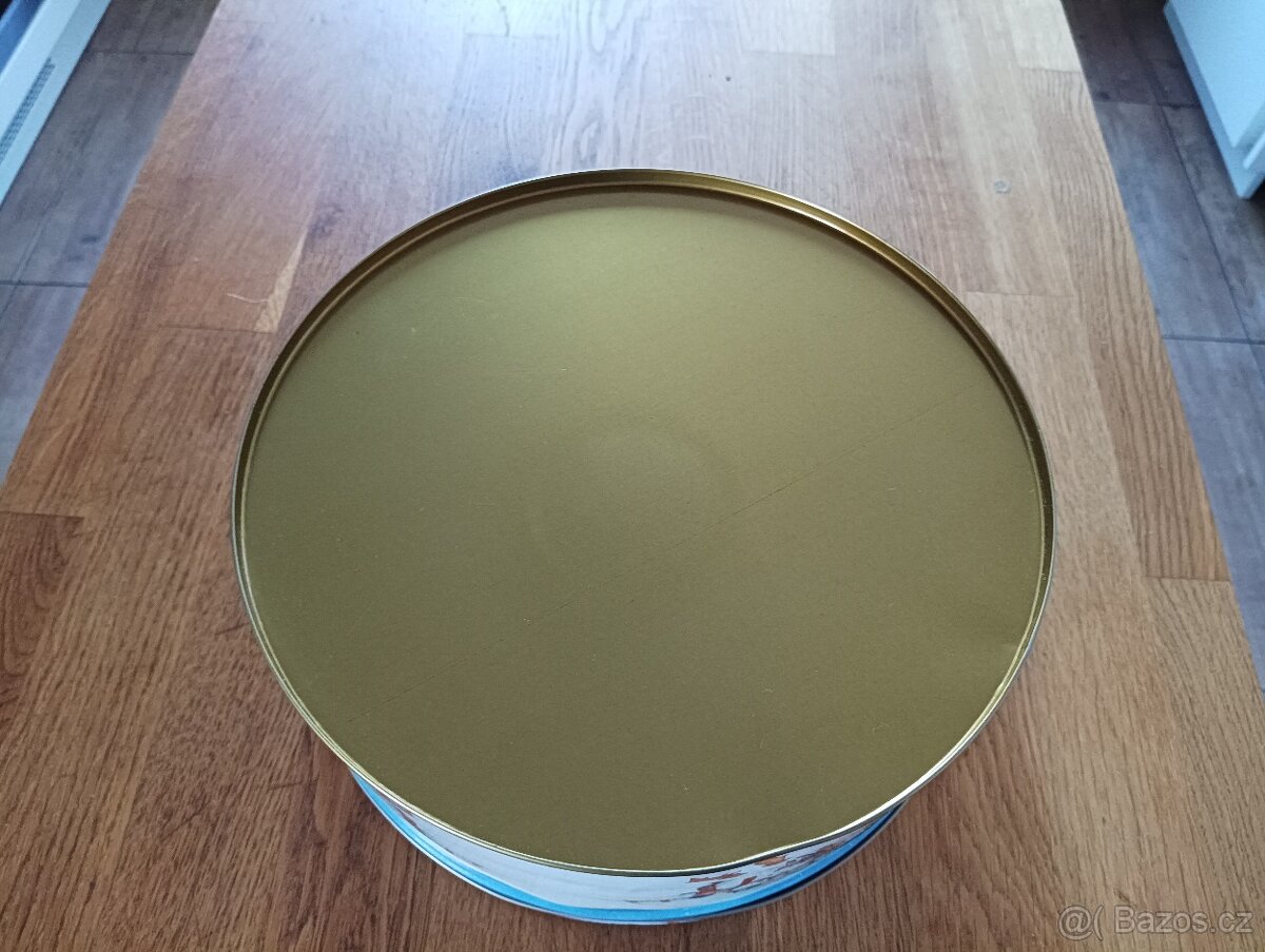 PLECHOVÁ DÓZA SE ZIMNÍM DEKOREM - 11