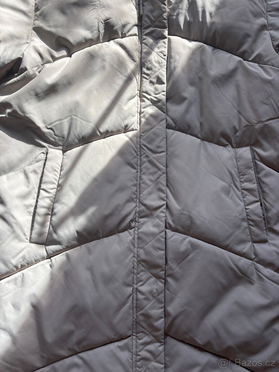 Hřejivá teplá delší bunda - kabát, nová Vel. XL - 11