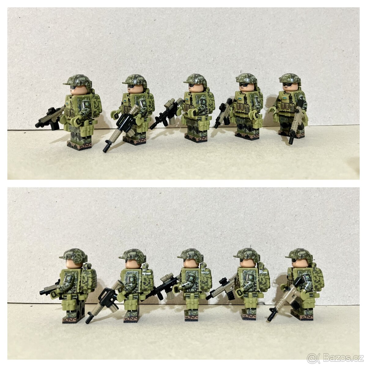 Rôzne sety vojakov (8ks) - typ lego, nové, nehrané - 11