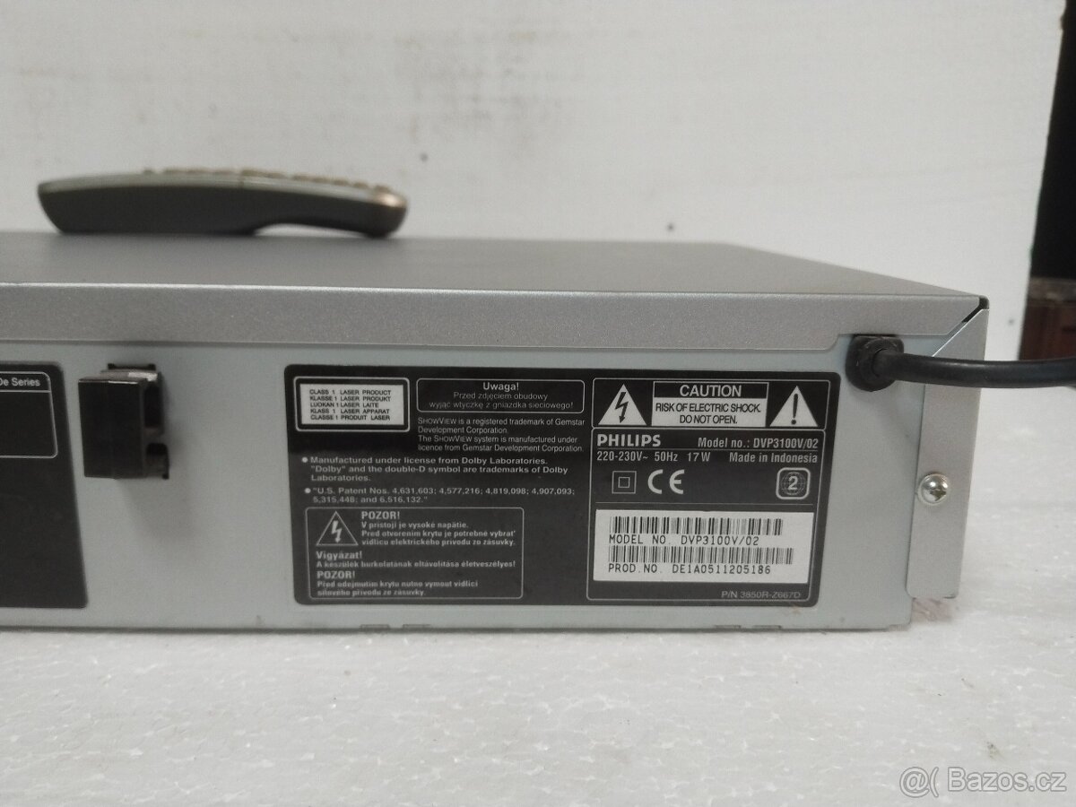 Philips DVP3100V, 6 hlav, HIFI stereo DVD a VHS Combo video - 11