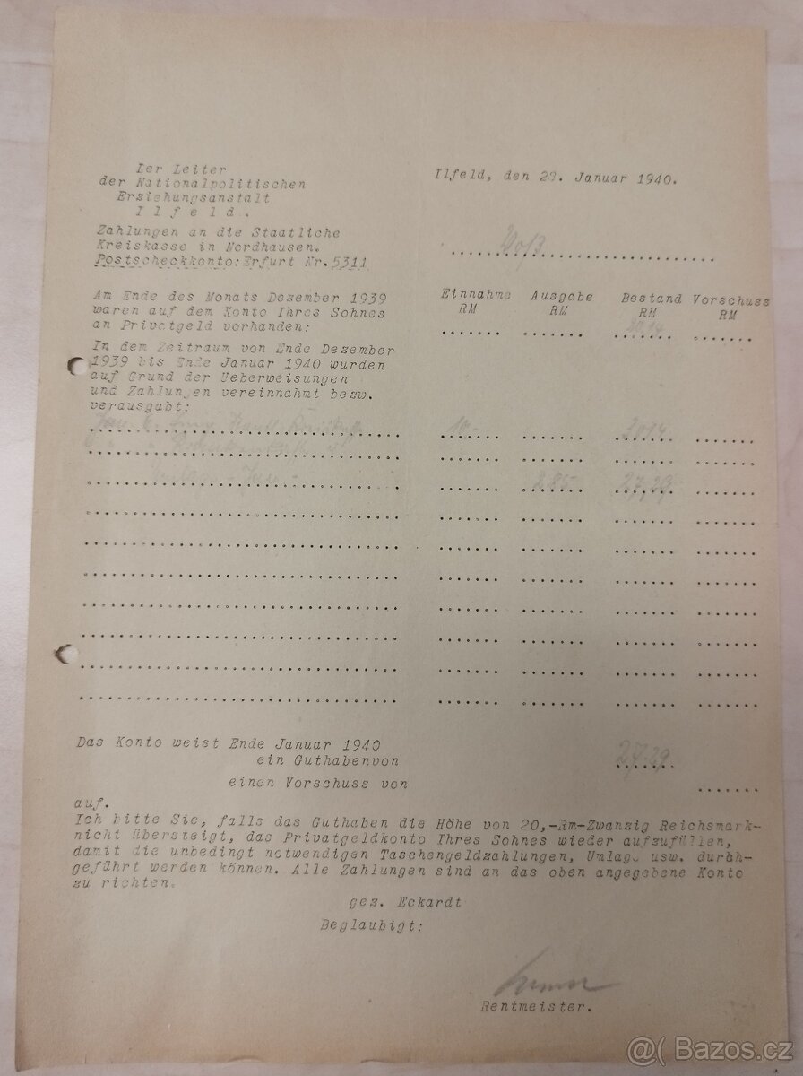 DOKUMENTY PO GENERÁL SS BERNHARD VOSS 2 - 11