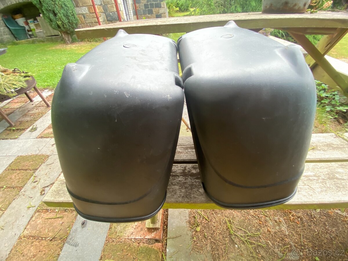 jawa 350/640/ Tramp/639 Chopper nosiče vč. kufru 2ks - 11