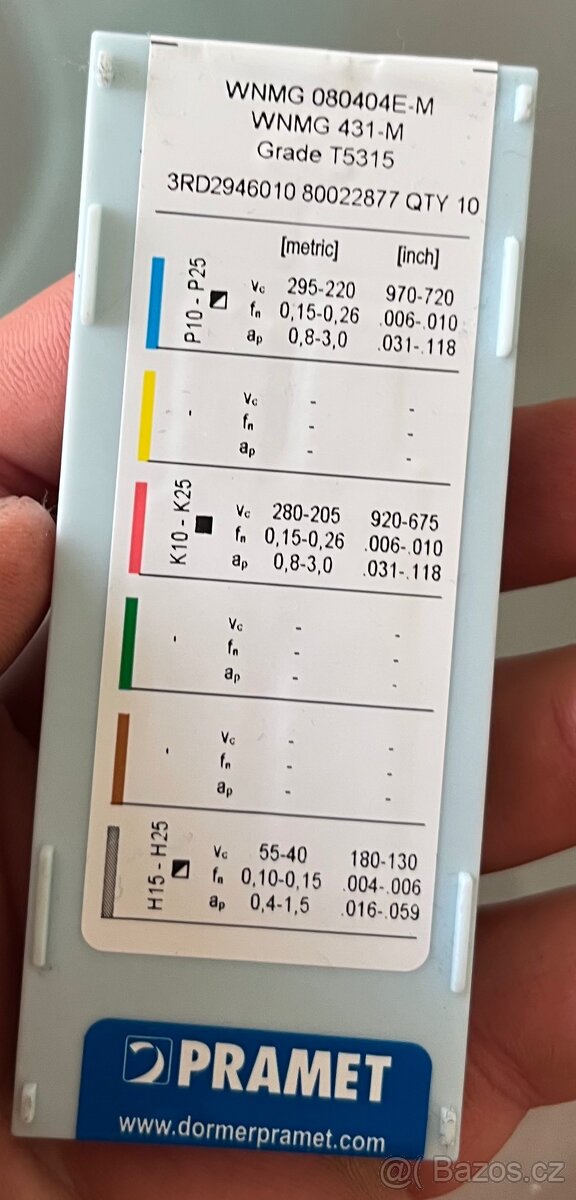 Nové soustružnické plátky Pramet - 11