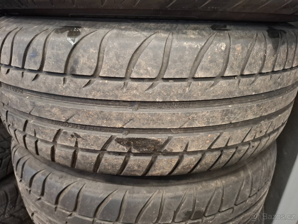 Prodám pěkné alu disky 4x108 195/60 R15, ET 52.5 - 11