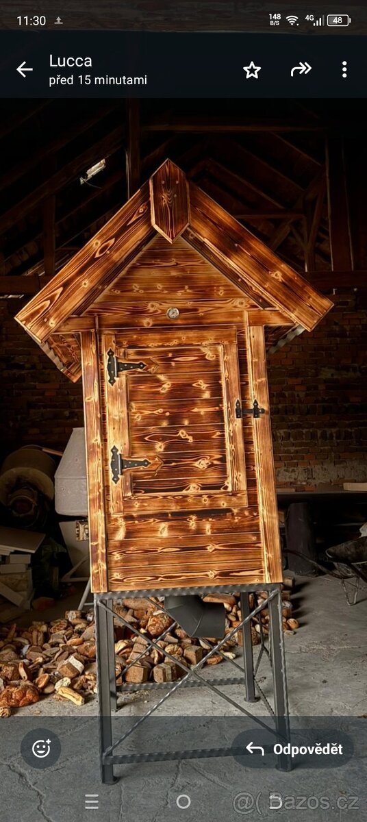 Dřevěná udirna - 11