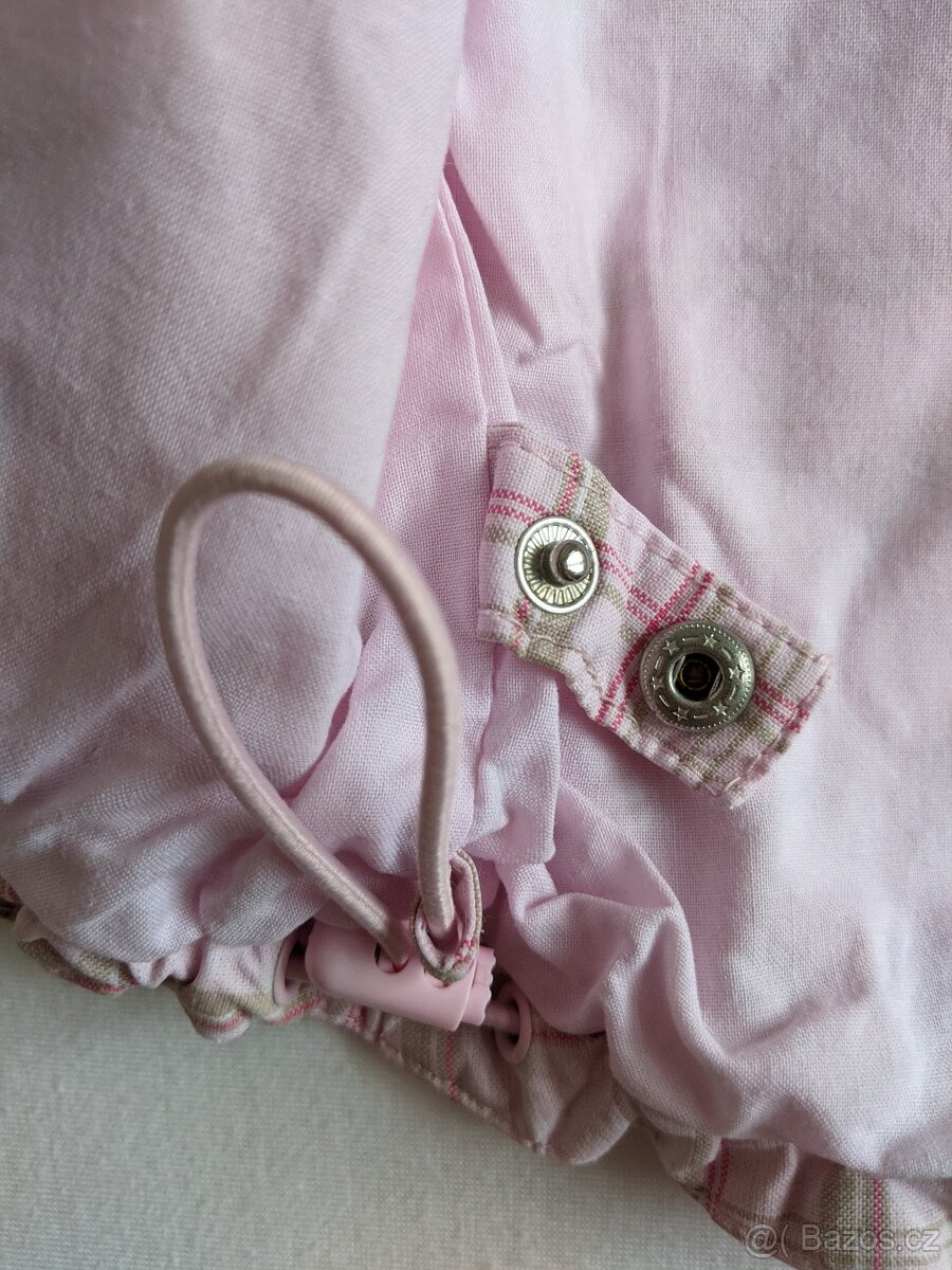 Růžová bundička H&M vel. 86 - 11