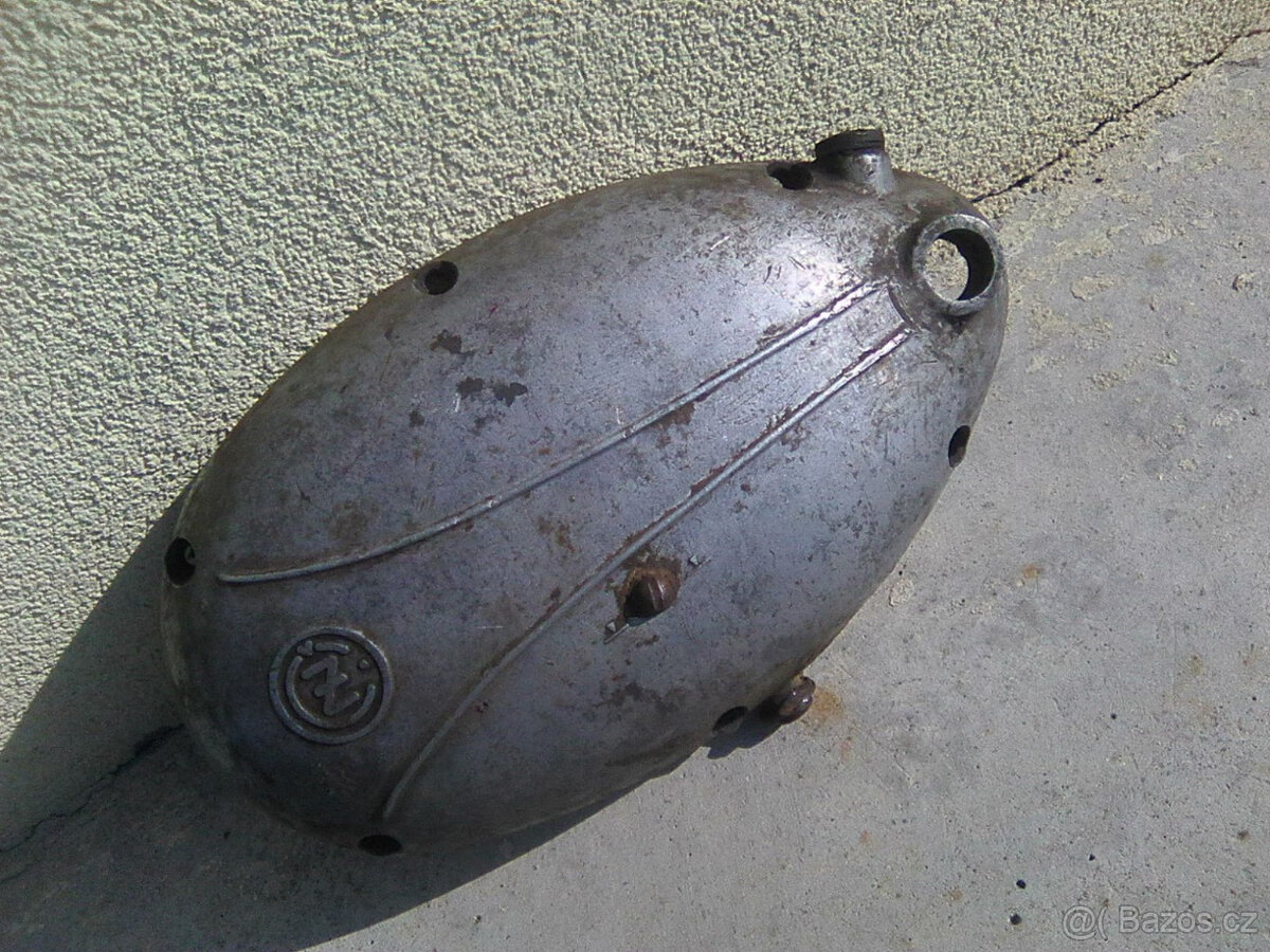 čz 125/150 b,t,c ND-kryty motoru,zástěrka,výfuky s koleny... - 11