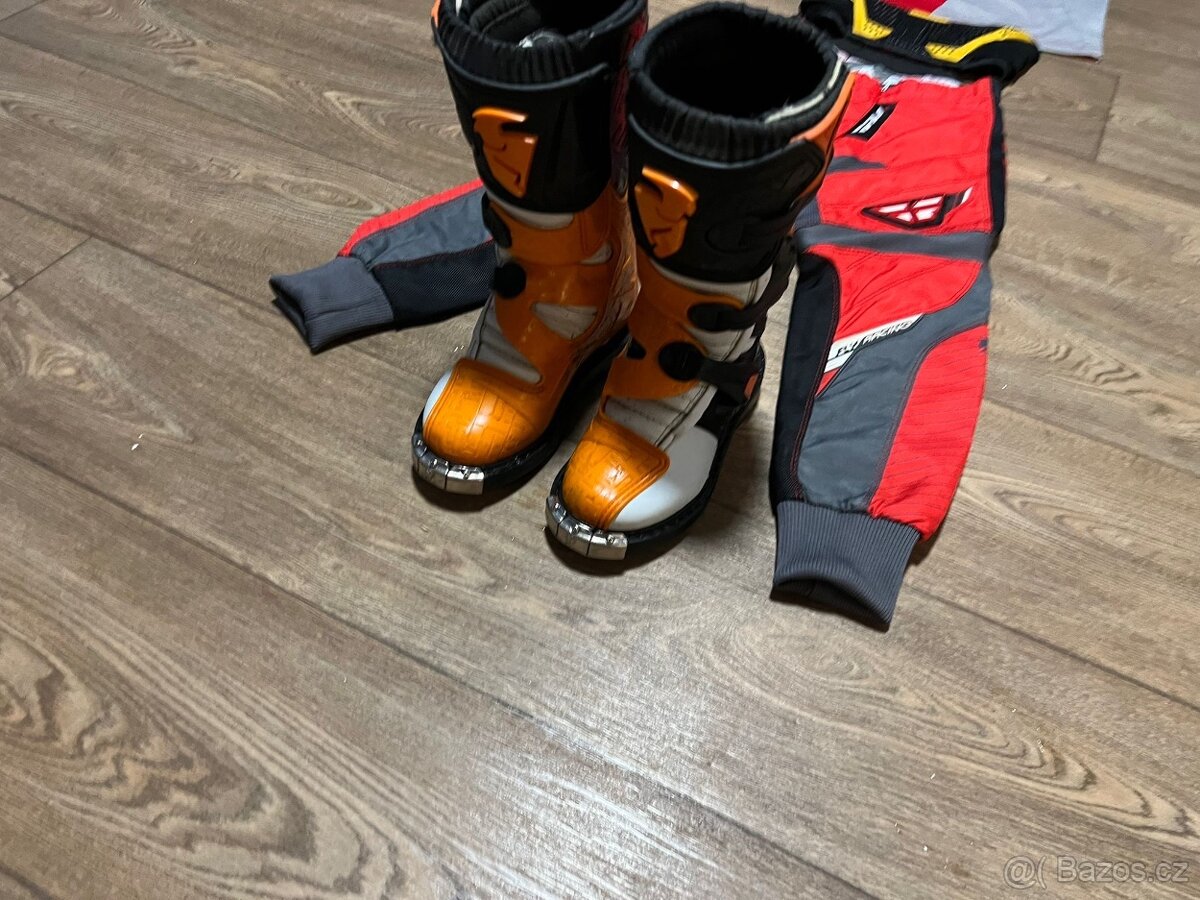 Motokrosové oblečení Thor+ boty Thor+ledviňák - 11