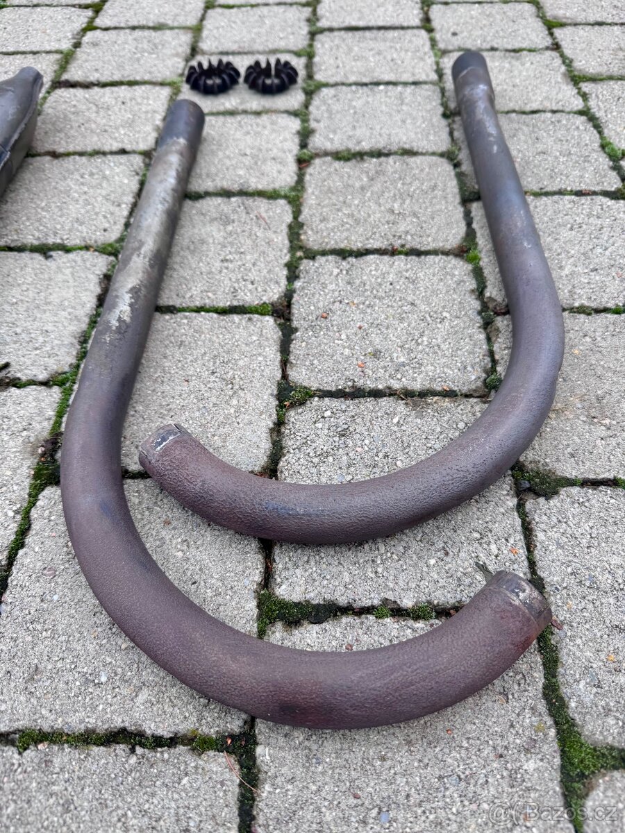 Jawa ČZ malá kývačka i půlbuben - výfuky - 11