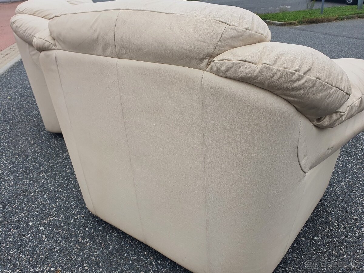 luxusní KOŽENÁ sedačka – DOPRAVA - 11