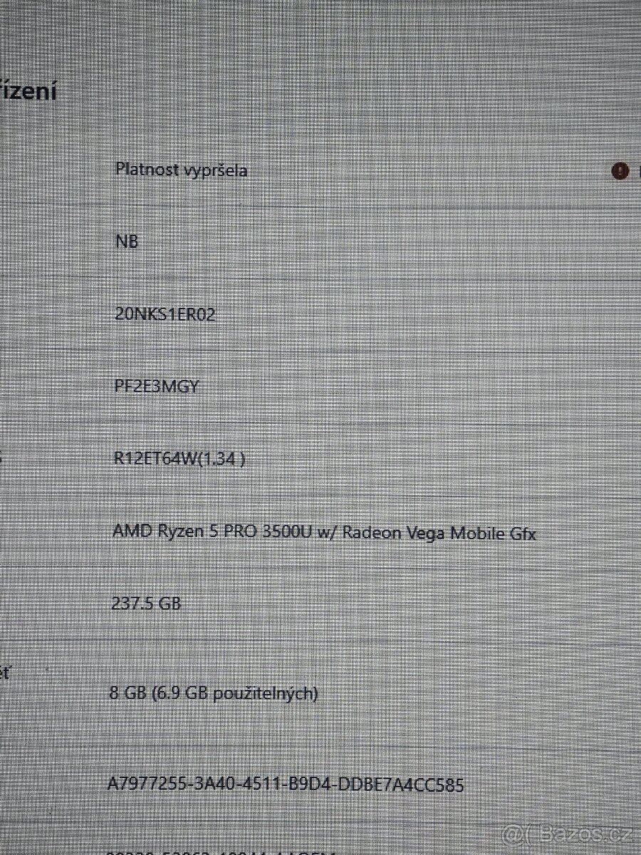 Lenovo ThinkPad T495 AMD Ryzen 5 - 11