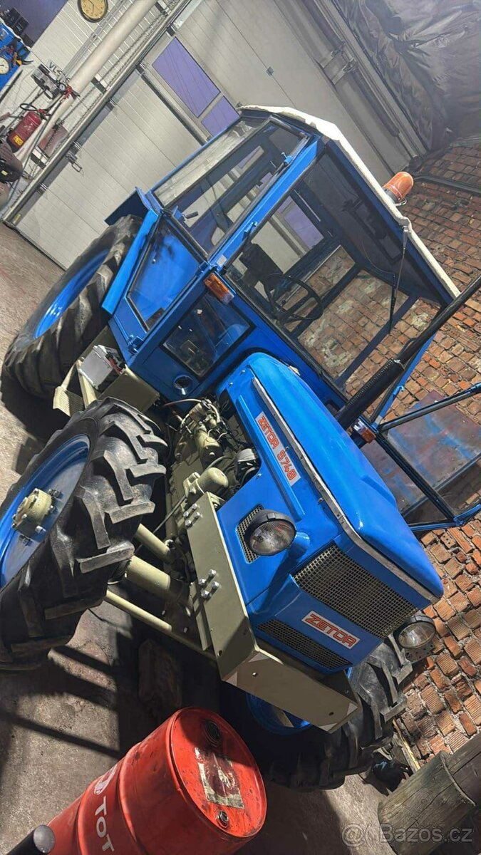 Zetor 5748 po opravě, 4x4, servo - 11