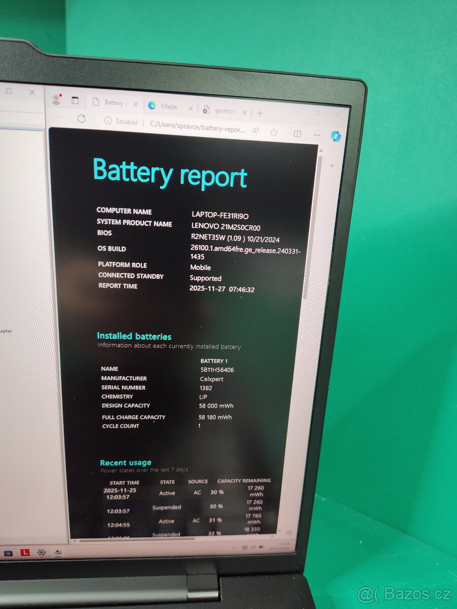 Lenovo Thinkpad t14s gen 6 AMD AI 7 pro 360 64GB/1TB√3rZ√DPH - 11