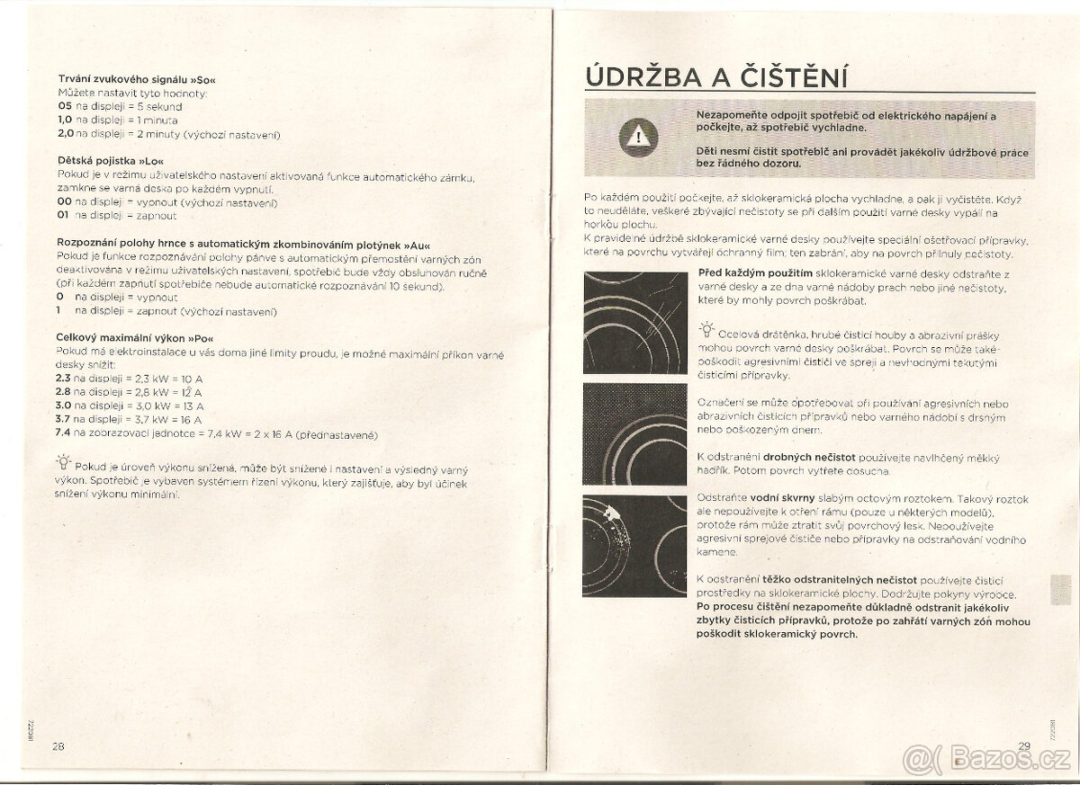 Indukční varná deska MORA VDIT 654 FF - 11