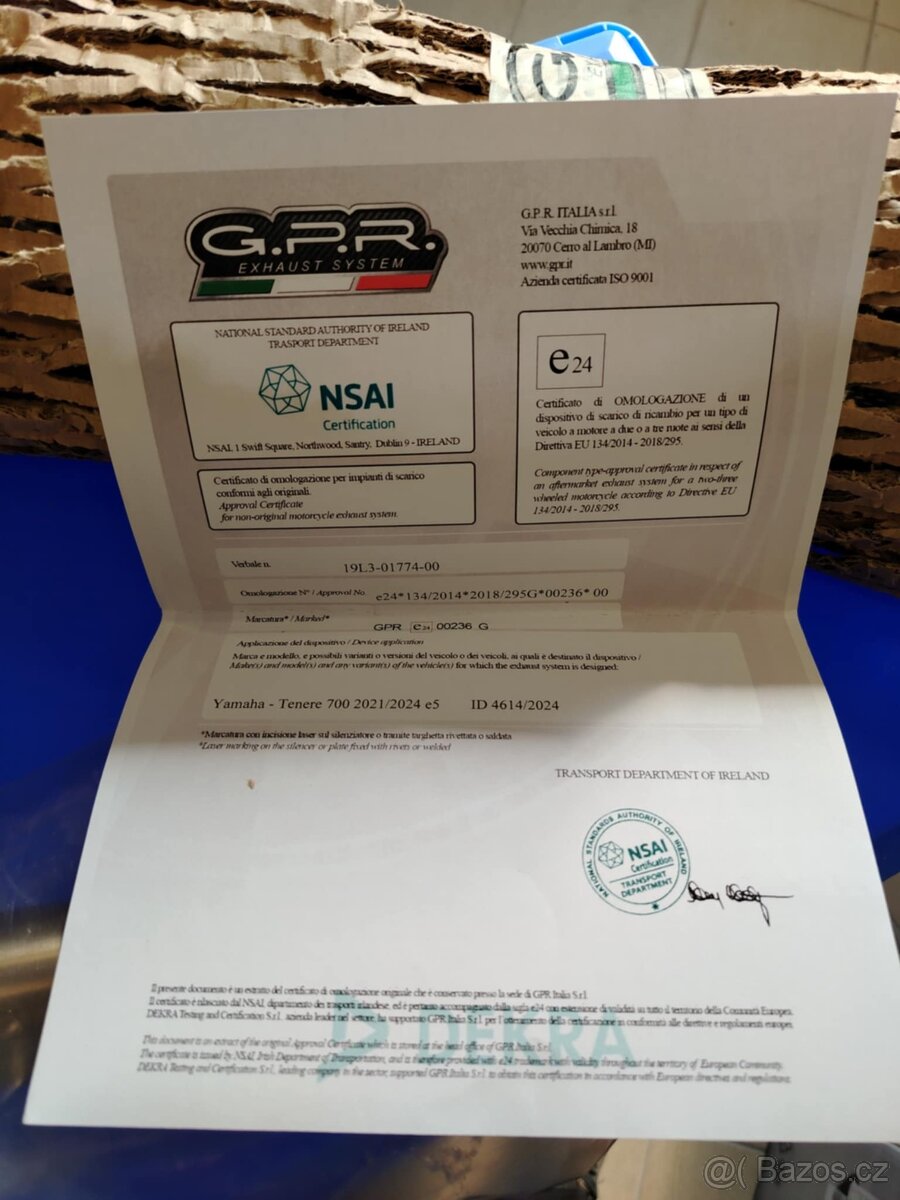 Koncovka výfuku Slip-on GPR DUAL na Yamaha Tenere700 21-24 - 11