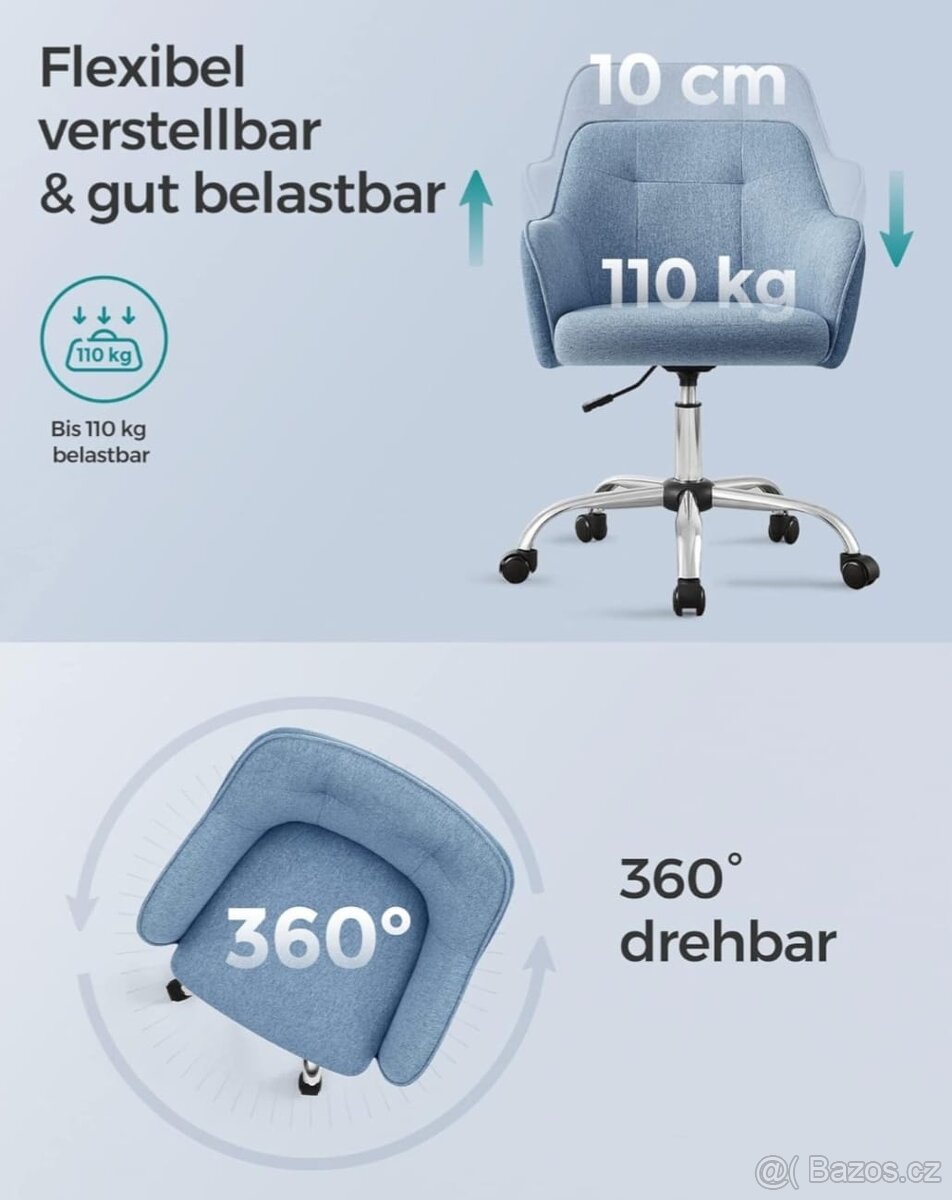 Nové ergonomické kancelářské křeslo - 11