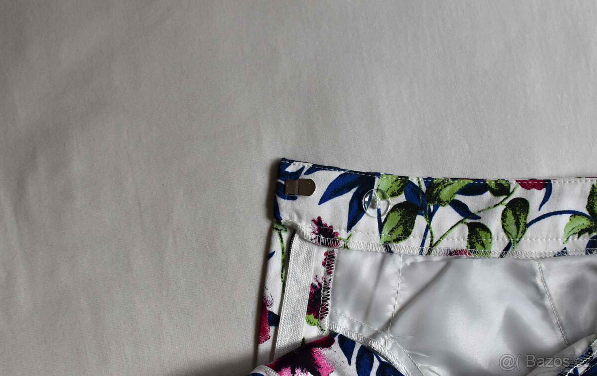 Letní kalhoty culottes Vendi a F&F vel. M(40) - 11