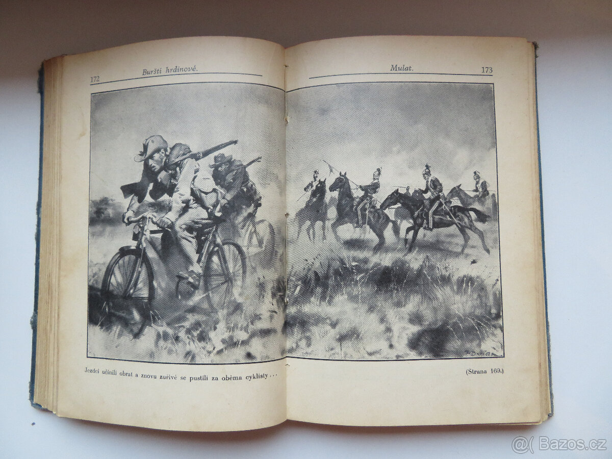 DOBRODRUŽNÉ, BURŠTÍ HRDINOVÉ 1936, ilustrace BURIAN - 11