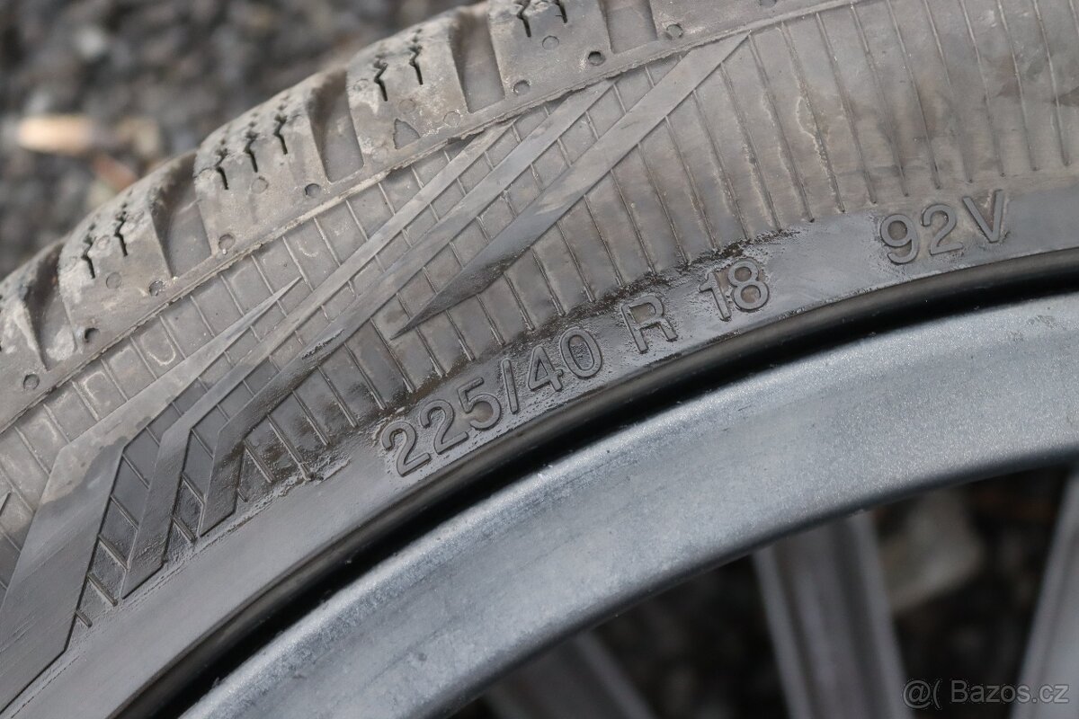 18" - ALU kola Škoda TURINI 7,5x18 ET51 + pneu 225/40 R18 - 11