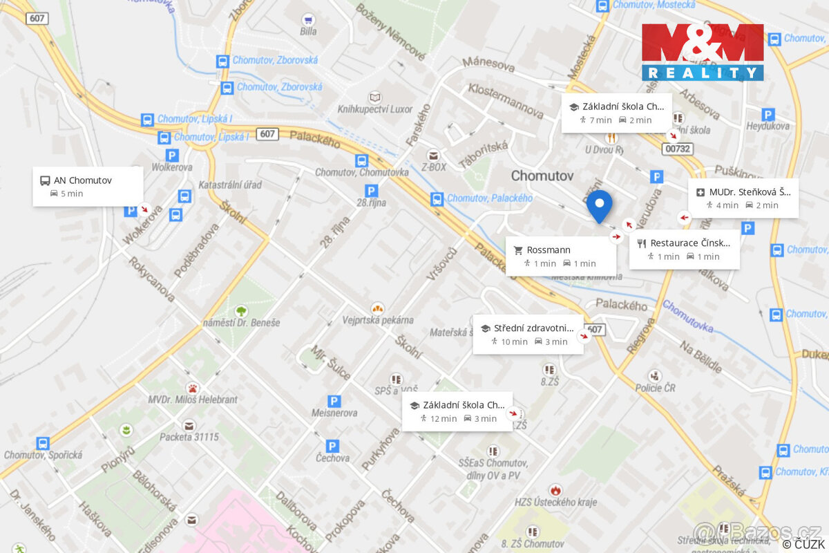 Prodej bytu 3+1, 92 m2, OV, Chomutov, ul. Ruská - 11