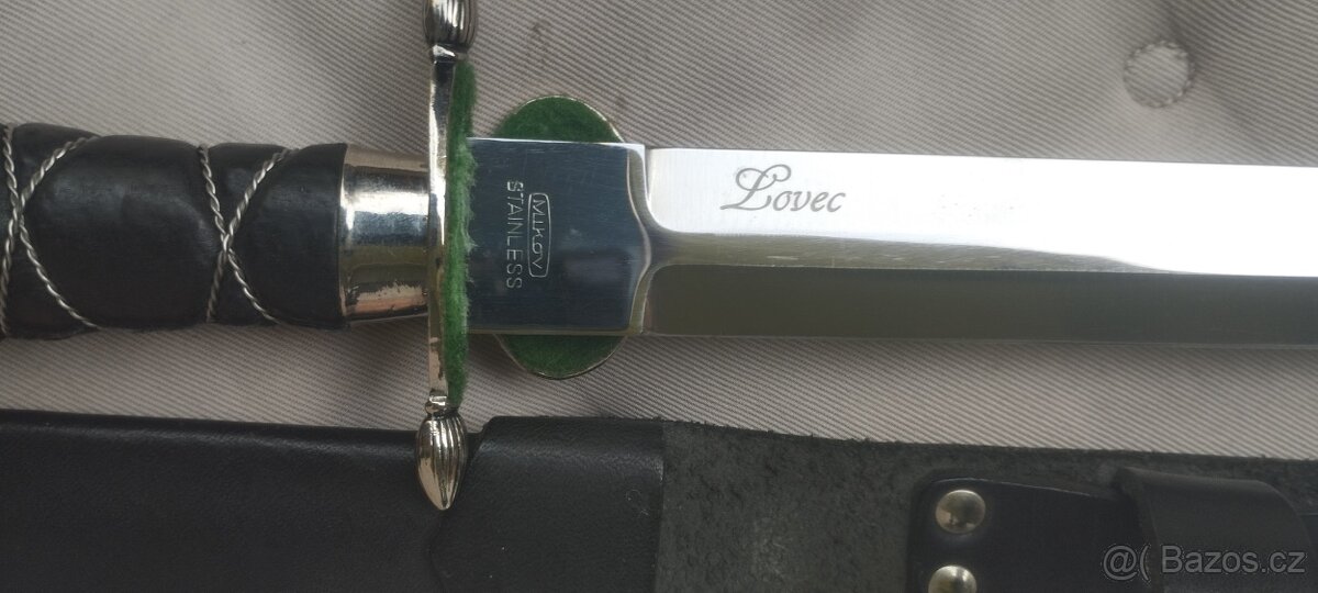 Lovecký tesák,dýka- Mikov-gravírován - 11