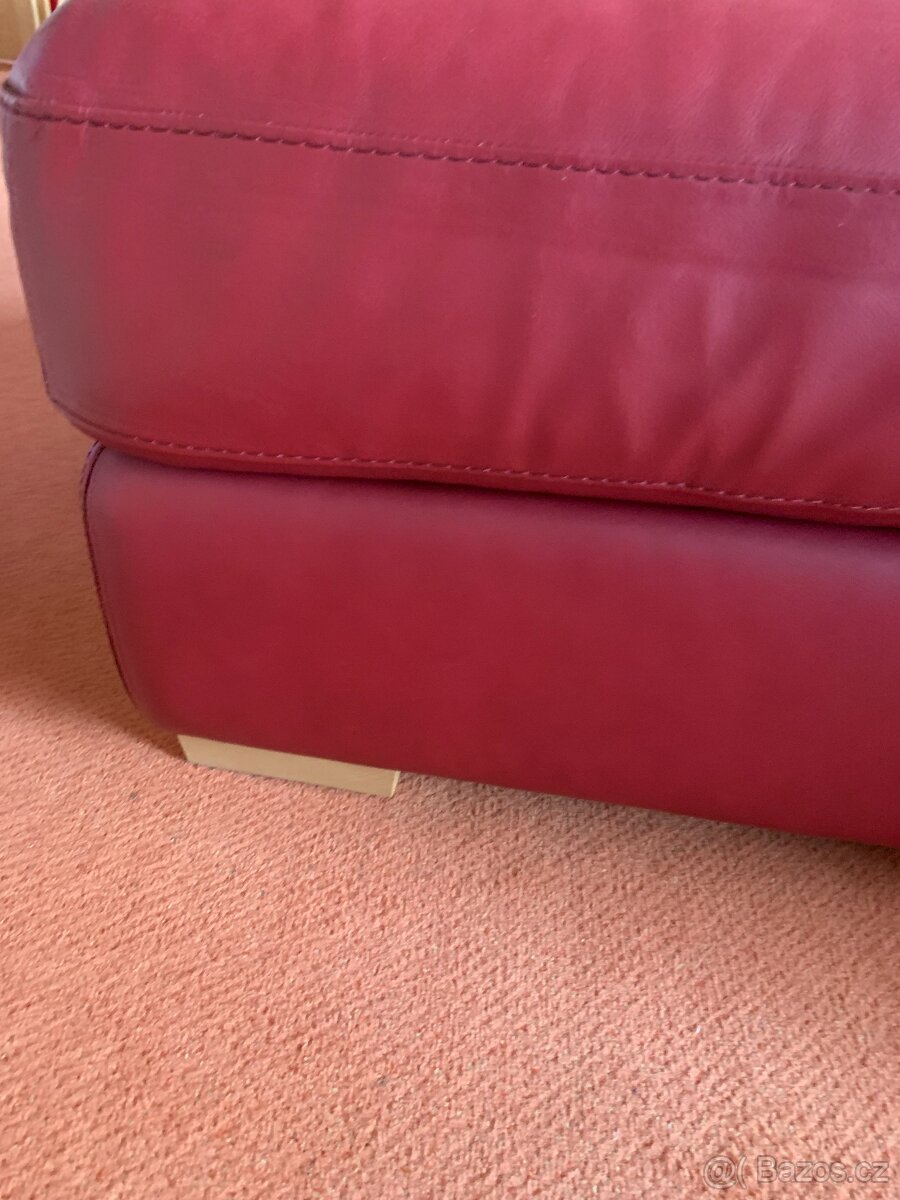 luxusní kožená sedačka zn. Natuzzi - 11